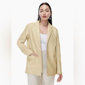 Babaton Women’s Logan Blazer - Sand White, XS Aritzia